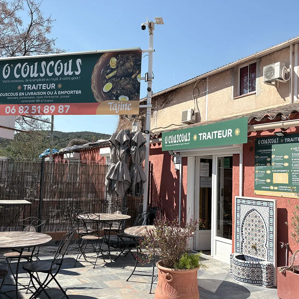 Terrasse extérieure O'COUSCOUS Saint-Raphaël